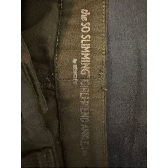 Chicos So Slimming Womens Green Jeans 00 Ankle - Picture 3 of 4